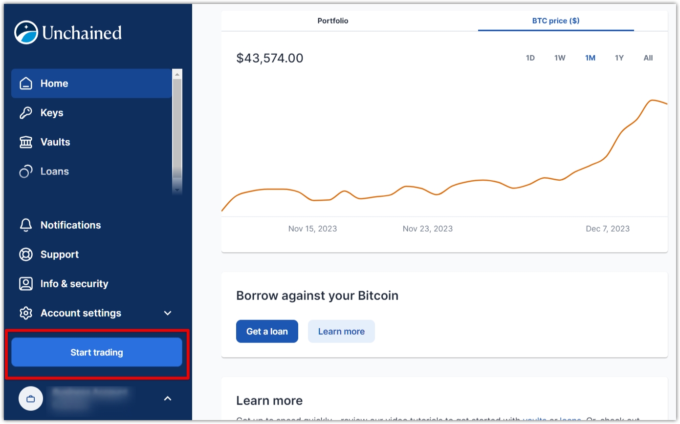 How do I enable the trading desk?